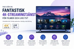 Vad gör en fantastisk 4K-streamingtjänst för filmer och live-TV